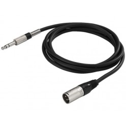 Monacor MEL-102/SW Kabel liniowy audio, 1m